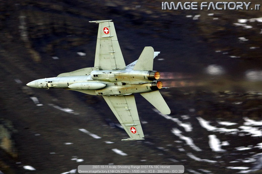 2007-10-11 Axalp Shooting Range 0107 FA-18C Hornet